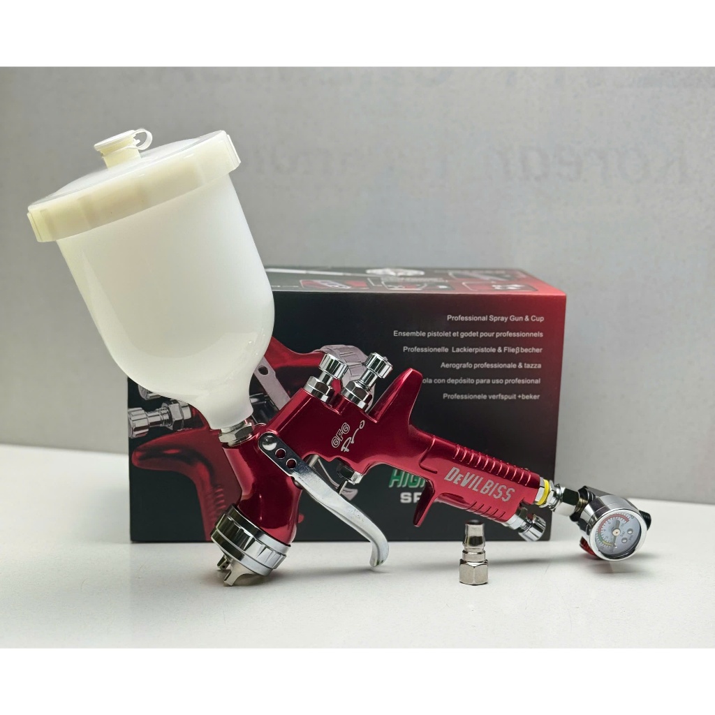 Súng Phun Sơn Chuyên Sơn Màu Xe Oto - Xe Máy GFG-Pro DevilBiss 1.3mm