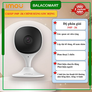 Camera wifi Imou C32SP Cue 2E 3MP giám sát thông minh phát hiện người AI