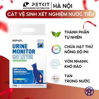 Cát vệ sinh cho mèo, cát mèo, cát mèo vệ sinh kiểm tra ph nước tiểu mèo Petkit