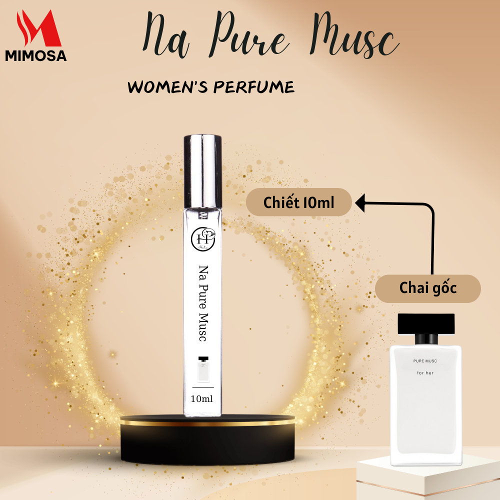 Nước hoa nữ nar trắng Nar For Her Pure Musc (Nar Trắng) Chiết 10ml chính hãng - Mimosa.storee