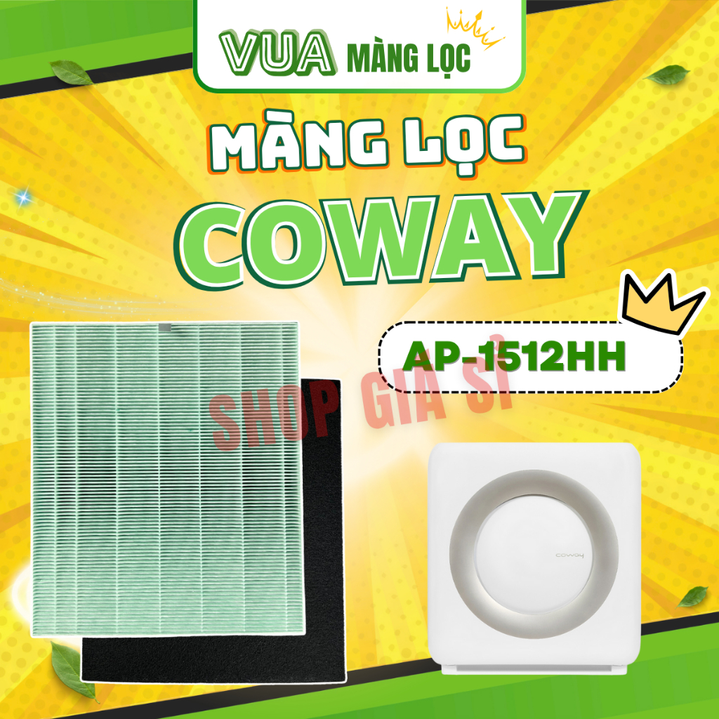 Màng lọc không khí Coway thay thế mã: AP-1512HH. Màng lọc than, màng lọc hepa