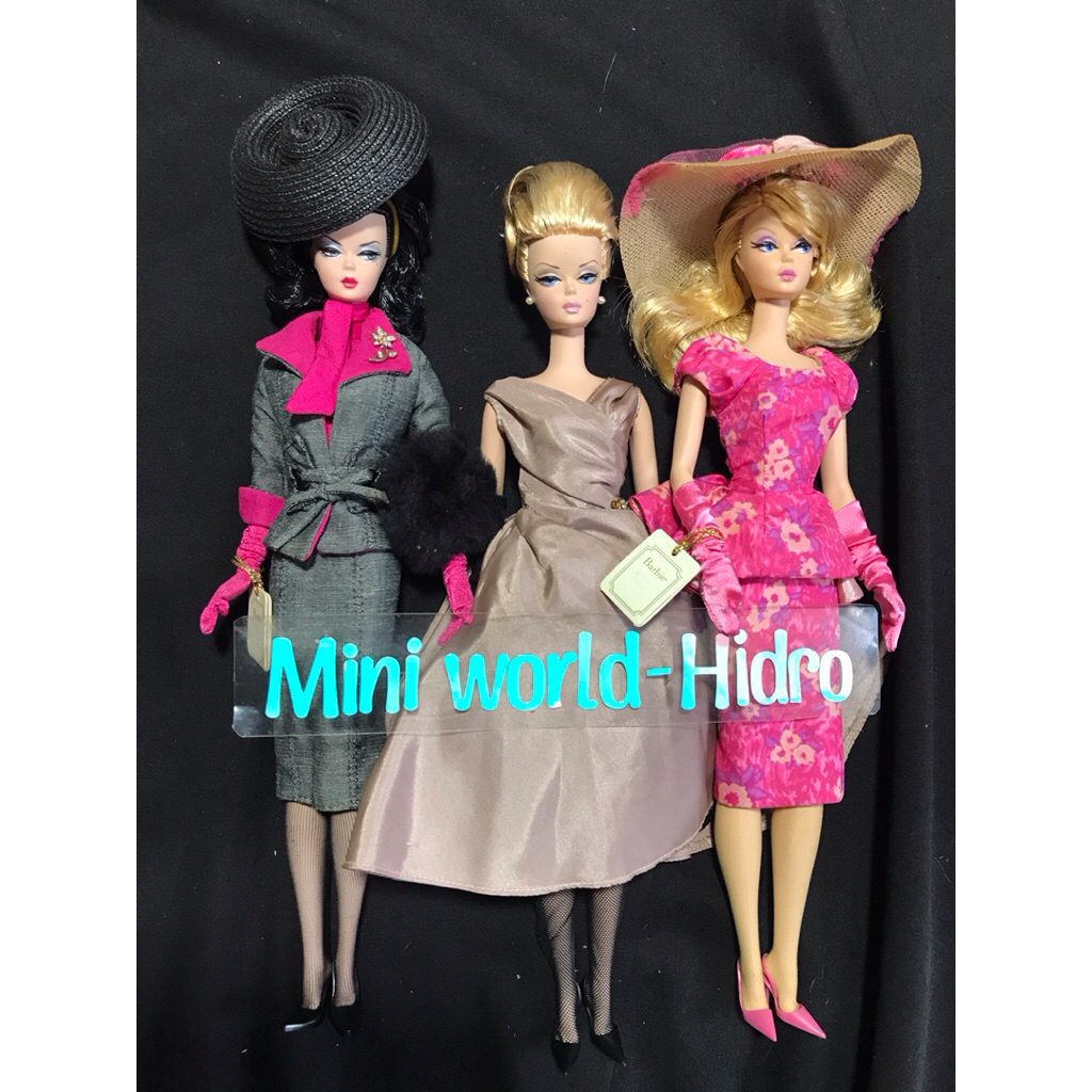 Búp bê Barbie thời trang silkstone chính hãng Mattel  Fashionably Floral, High Tea and Savories, Muf