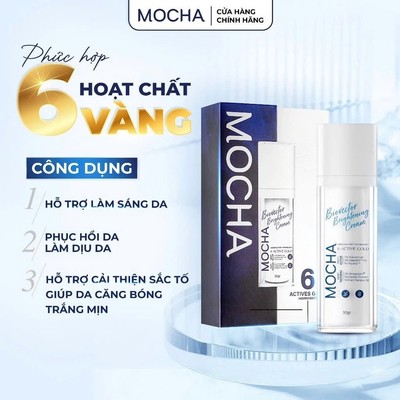 Kem Dưỡng Sáng Và Phục Hồi Da Mocha Biovector 6 Active, Dịu Nhẹ Lành Tính Cho Cả Da Dầu Mụn Nhạy Cảm