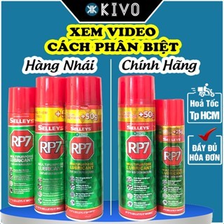 Rp7 CHÍNH HÃNG 350G/175G Selleys Xịt Chống Rỉ Sét - Bình Xịt Dưỡng Sên, Bôi Trơn, Vệ Sinh Sên-KIVO