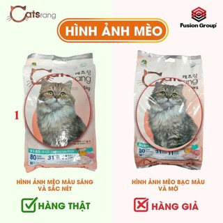 [3KG - Catsrang] Thức ăn hạt cho mèo mọi lứa tuổi Catsrang 3kg (combo 3 túi zip)