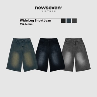 Quần Short Jean Lửng Ống Rộng NEWSEVEN Wide Leg Short NQS.477