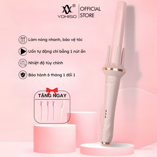 Máy uốn tóc tự động, máy làm tóc xoăn, máy làm xoăn tự động xoay 360 size 28mm phủ gốm Tourmaline