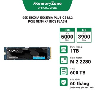 Ổ cứng SSD Kioxia (TOSHIBA) Exceria Plus G3 1TB M.2 PCIe Gen4 x4 BiCS FLASH