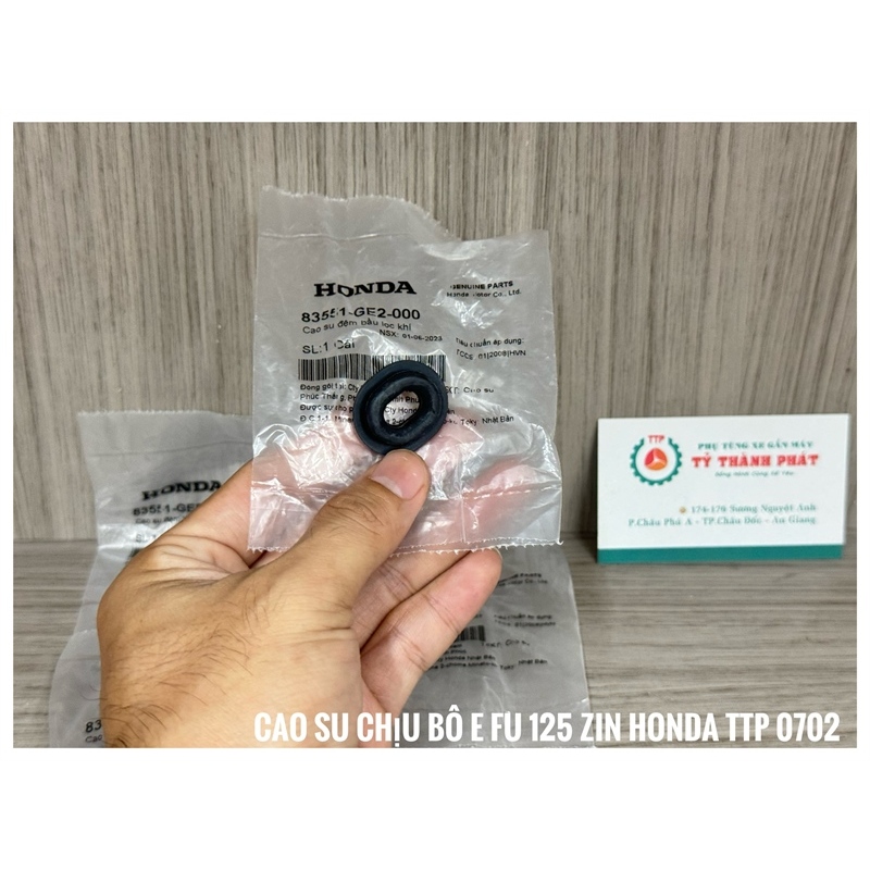 Cao su chịu bô E Fu 125, Đuôi dè sau Fu 125, ốp dưới yên Winner X V3 trước lổ dài - (Cái) 83551GE200