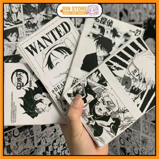 [Poster Anime]100 Tấm Poster Anime Manga Decal Dán Tường Sắc Nét Sẵn Keo Bóc Là Dán Không Hỏng Tường