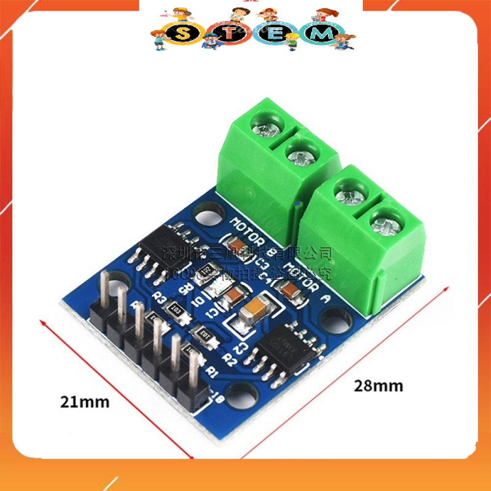 [Stem A-Z][G35] Module L9110 L9110S Điều Khiển Động Cơ DC