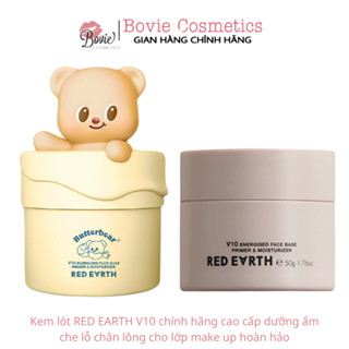 Kem lót RED EARTH V10 chính hãng cao cấp dưỡng ẩm che lỗ chân lông cho lớp make up hoàn hảo