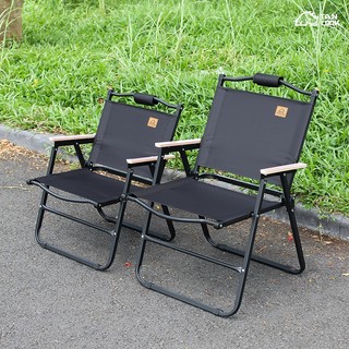  Ghế camping dã ngoại TANLOOK Màu đen thiết kế gọn du lịch ,cafe ,ban công câu cá 