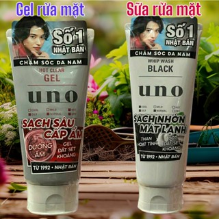 gel sữa rửa mặt cao cấp cho nam Uno sạch nhờn ngừa mụn mát lạnh da
