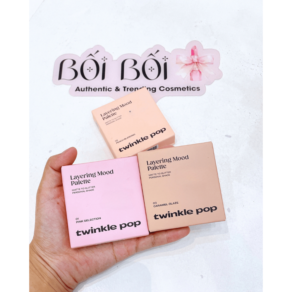 (GIAO SIÊU TỐC 4 GIỜ) Bảng Mắt 4 Ô Twinkle Pop By Clio Glitter Layering Eye Pallet 5g