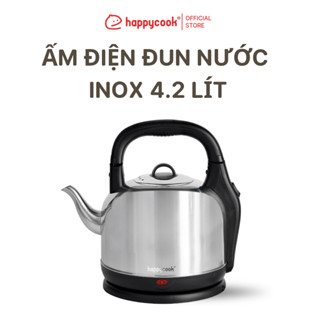 Ấm Điện Đun Nước Siêu Tốc 4.2L HAPPYCOOK, Inox 304, Nắp rời, Tự động ngắt khi sôi, Hek-420s