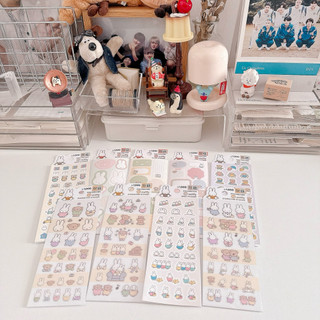 Set stickers nhân vật hoạt hình Daiso Hàn | Tiny Strawee