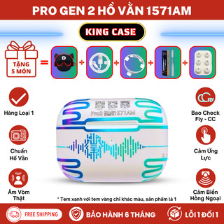  Tai nghe Bluetooth PRO 2 Hổ Vằn 1571AM Chống Ồn 48dB Âm Thanh Không Gian Cảm Biến Hồng Ngoại  BH 6 Tháng  