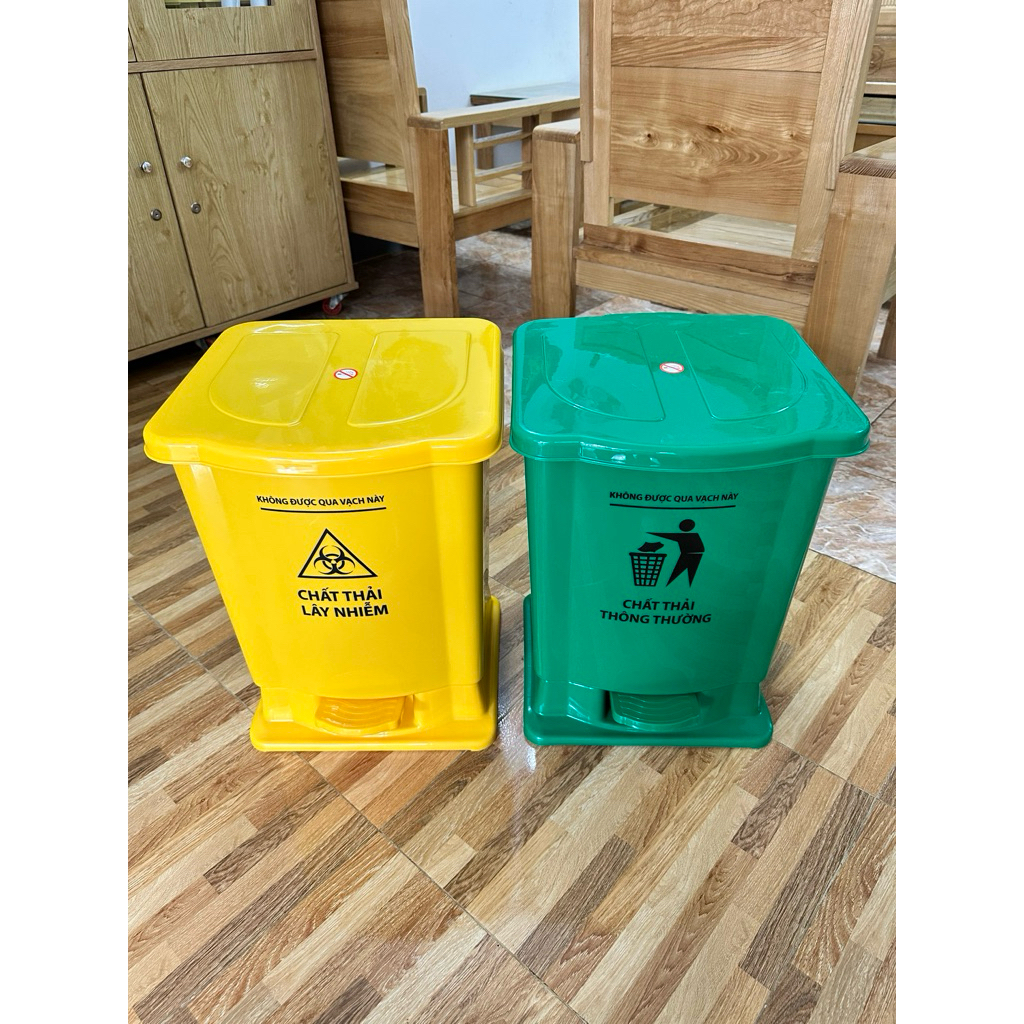 Thùng rác đạp chân 25l, Thùng rác Y tế 25L