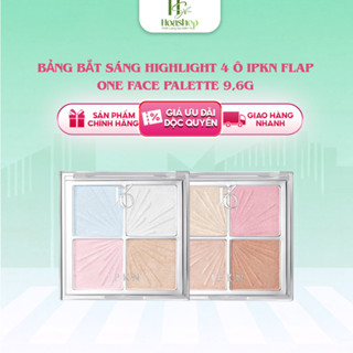 Bảng Bắt Sáng Highlight 4 Ô IPKN Flap One Face Palette 9,6g