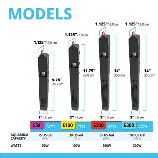 Máy sưởi Bể Cá FLUVAL E Series - Máy sưởi bể cá