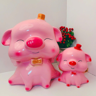   Mua 1 tặng 1 Heo đất lợn đất tiết kiệm Thiên Thần cánh tiên size đại,ống tiết kiệm trang trí HĐ33 