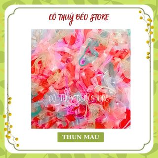 THUN CỘT TÓC BỊT 50Gr - DÂY BUỘC TÓC NHIỀU MÀU