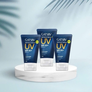 Kem Chống Nắng Gatsby Aesthetic Bright SPF 50+ PA ++++ Chống Nắng Và Dưỡng Ẩm Dành Cho Nam 40mL