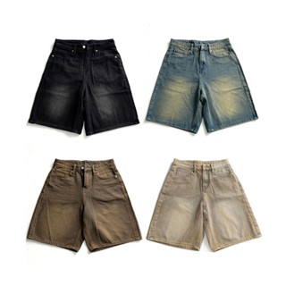 Quần Jean Wash INSOMNIA Form Lửng Ống Rộng Unisex - PS021