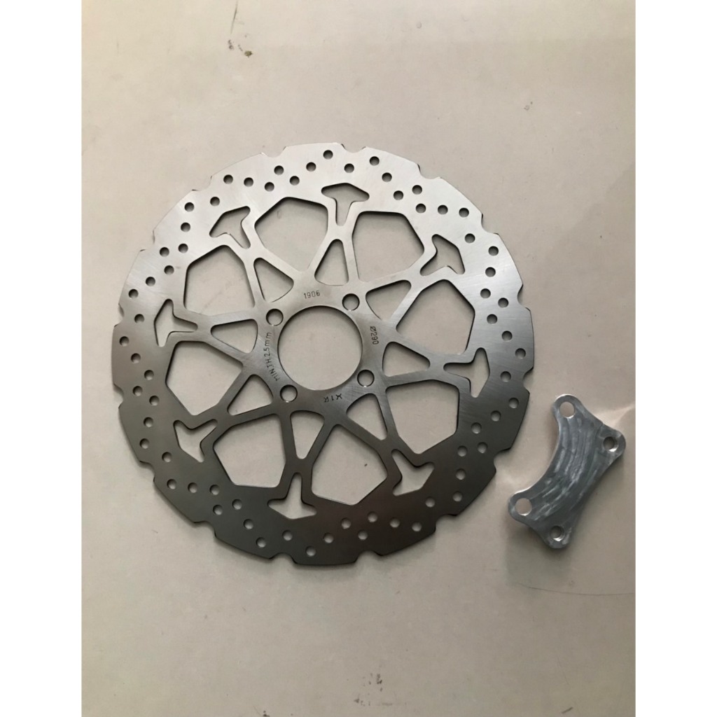 ĐĨA 290MM-4 LỖ X1R VÀ PÁT ĐĨA 290 HA 300MM HEO ZIN PHUỘC ZIN EXCITER 150 LÊN ZIN THEO XE KHÔNG CHẾ C