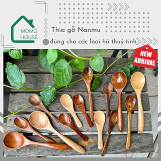  Thìa Muỗng Gỗ Gia Vị Cao Cấp Bằng Gỗ Nanmu Không Mối Mọt Chống Ẩm Mốc Muỗng Thìa Gỗ Cafe Ăn Sữa Chua Thìa Ăn Cơm 