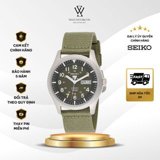  Đồng Hồ Seiko 5 Sport Nam SNZG09K1  kính Hardlex Crystal Size mặt 42mm Dây Dù Chính Hãng- Watchstore 