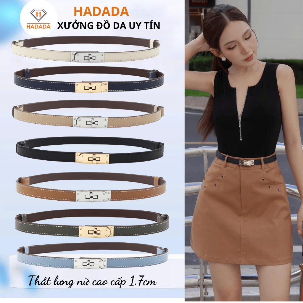 Đai váy, thắt lưng nữ HADADA nhiều màu sắc phong cách trẻ trung hiện đại DV230