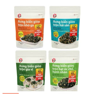  Combo 2 gói Rong biển trộn cơm vị ofood 40g    khô gà  óc chó  hải sản  