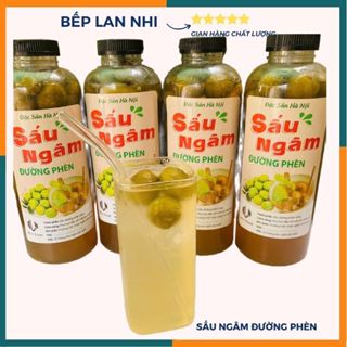 Nước sấu ngâm đường Phèn chai 1.2kg cả quả và nước thơm mát 