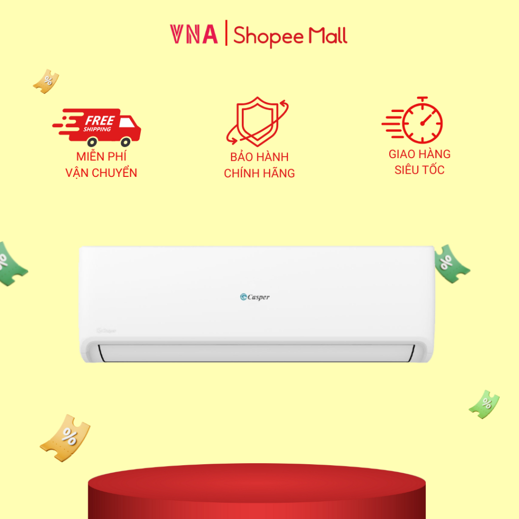 Điều hòa Casper Inverter 2 HP TC-18IS36 - Điều hòa 1 chiều Casper Inverter 18000 BTU