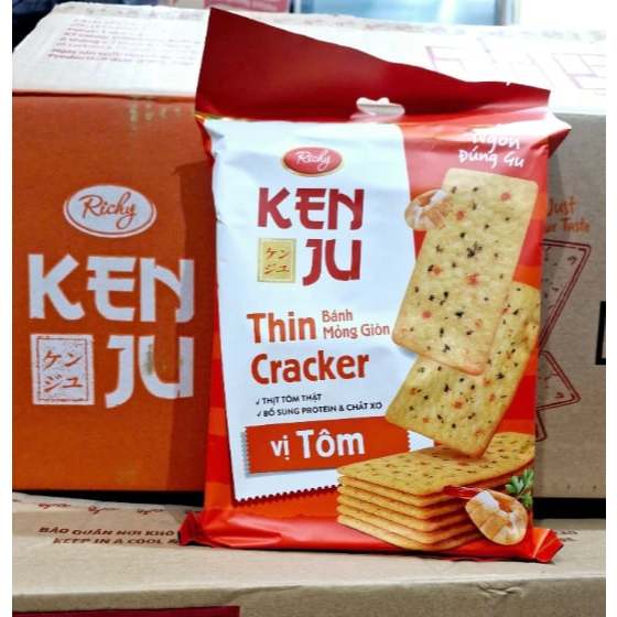 [Q.3]Bánh Quy Kenju Tôm Túi 192g Bánh quy Kenju Richy vị tôm túi 192g Bánh Kenju Richy Tôm Bánh Rich