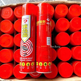 Bình Xịt Đỏ Cồn Trung Diệt Muỗi, Kiến, Gián – Chuyên Dụng, Hiệu Quả Nhanh, Hàng Nhập Khẩu Chính Hãng