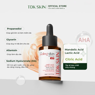 Serum Peeling Skin Ginseng  X3 hỗ trợ cải thiện sẹo rỗ , mụn, giảm thâm 30ml - TDK SKIN