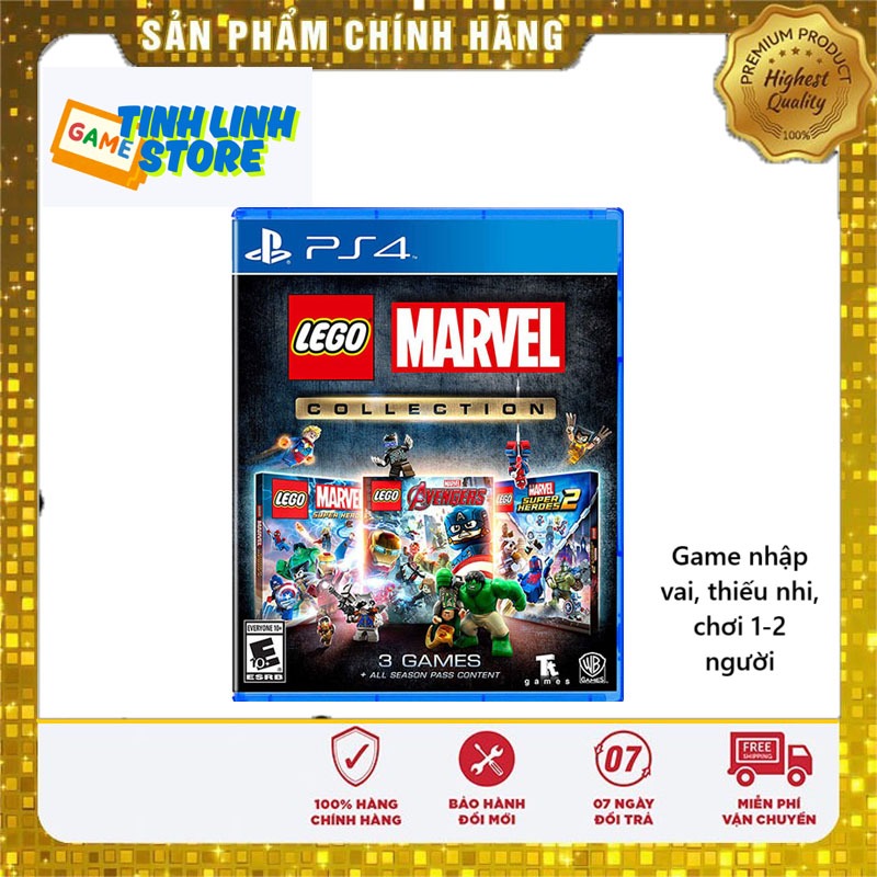 Đĩa Game PS4 The LEGO Marvel Collection