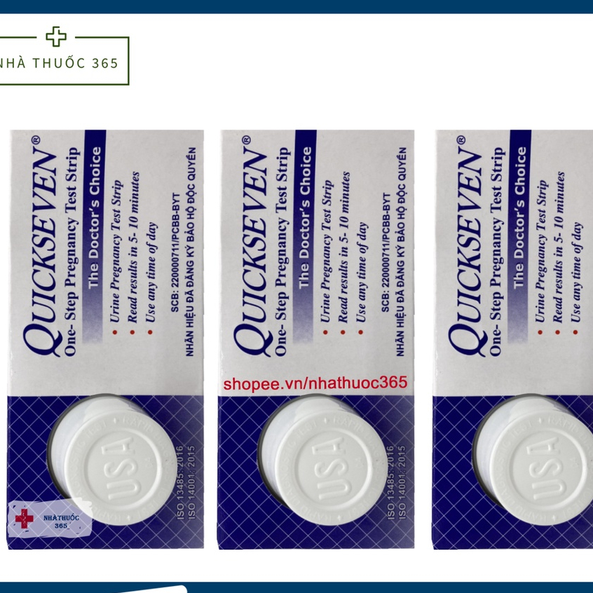 Combo 3 hộp test thử thai quicktrip