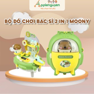 (GIFT) Bộ Đồ Chơi Bác Sĩ 2IN1 Moony | Applenguyen94