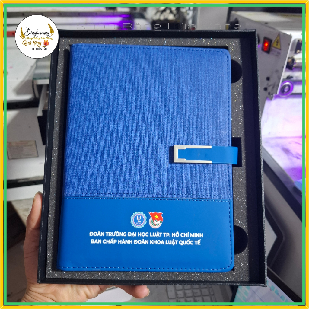 Sổ da in tên/logo/slogan theo yêu cầu – Quà tặng doanh nghiệp – Sổ tay đẹp giá rẻ