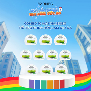 Combo 10 Mặt Nạ BNBG Hỗ Trợ Phục HồI, Làm Dịu Da BNBG Vita Genic Relaxing Jelly Mask 30mlx10