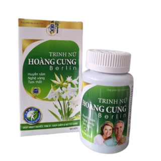 Viên uống trinh nữ hoàng cung Berlin Ngăn ngừa u xơ tủ cung u xơ tiền liệt tuyến tiểu khó tiểu buốt Hộp 60 viên