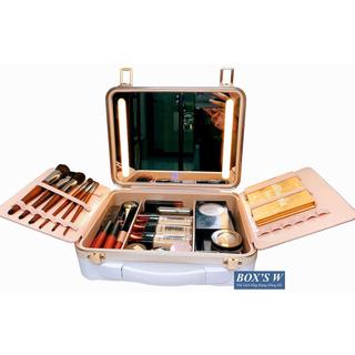 [Size 30cm] Cốp Mini Make Up Cá Nhân Có Gương Đèn LED Beauty Case