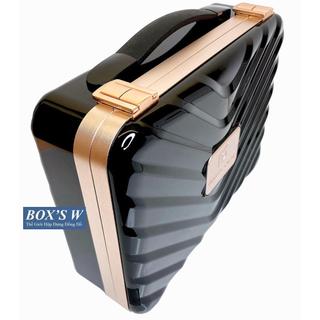 [Size 30cm] Cốp Mini Make Up Cá Nhân Có Gương Đèn LED Beauty Case