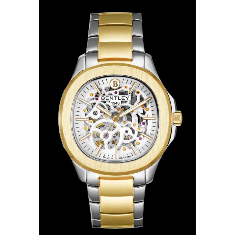 [Chính Hãng 100%] Đồng Hồ Nam Bentley BL1869 (1869) Máy Cơ (Automatic) Kính Sapphiare Siz 40 Dây Da 