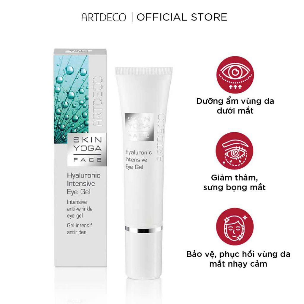 Gel Dưỡng Artdeco Hyaluronic Intensive Eye Gel 15ml
