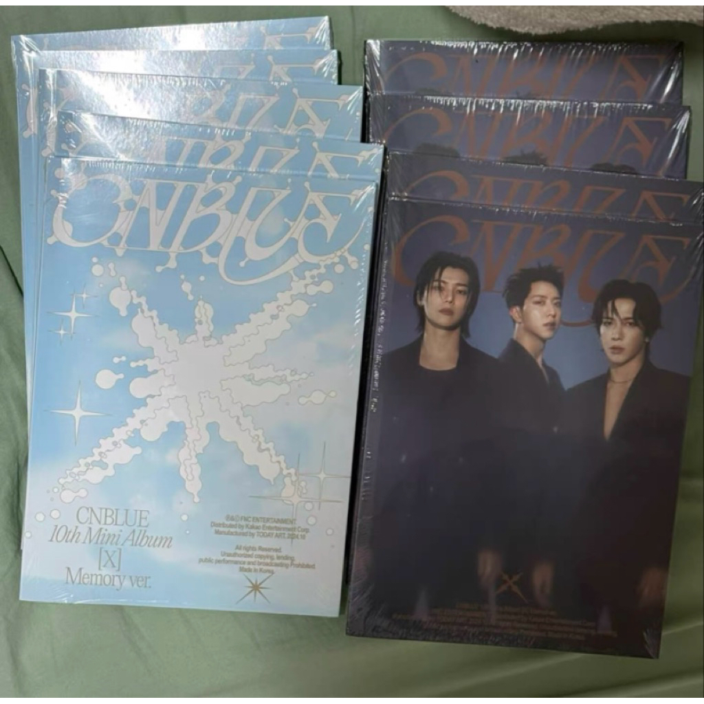 Album CNBLUE 10th mini album “X” nguyên seal chính hãng